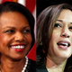 Former Secretary of State Condoleezza Rice; California Attorney General Kamala Harris
Getty Images